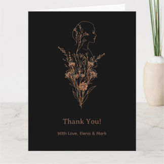 Folded Thank You Card Dankeskarte