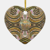 Foldiashire Viktorianisch Chic Keramik Ornament (Vorne)