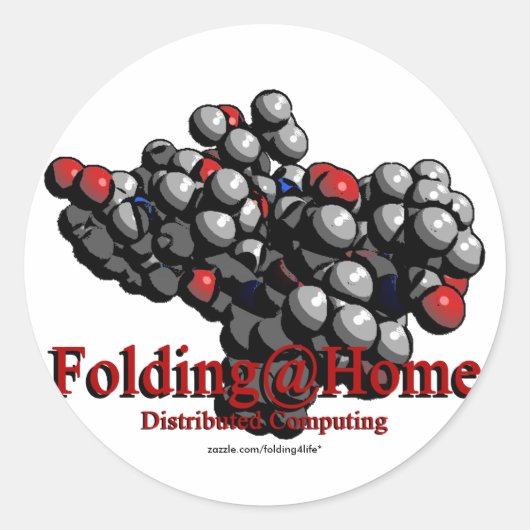 Folding@Home - Aufkleber (Vorderseite)