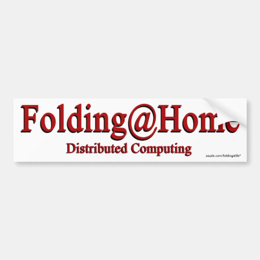 Folding@Home - Autoaufkleber (Vorne)