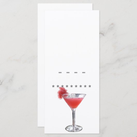 Foldover-Platzkarten (Vorne/Hinten)