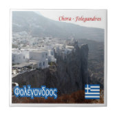 FOLEGANDROS, Griechenland, Fliese (Vorderseite)