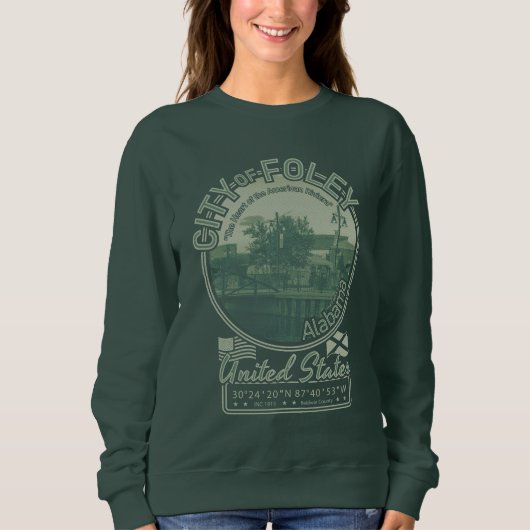 FOLEY ALABAMA - DOWNTOWN FOLEY CITY SWEATSHIRT (Vorderseite)