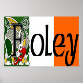Foley Celtic Dragon Print Poster (Vorne)