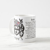 Foley Familien-Wappen Tasse (Vorderseite Links)