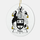 Foley Familienwappen Keramikornament (Links)