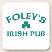 Foley's Irish Pub Getränkeuntersetzer (Vorderseite)