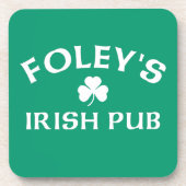 Foley's Irish Pub Getränkeuntersetzer (Vorderseite)