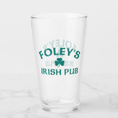 Foley's Irish Pub Glas (Rückseite)