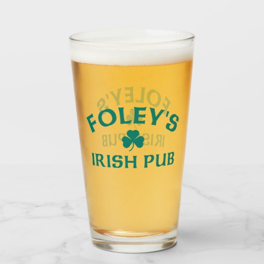Foley's Irish Pub Glas (Vorne (Gefüllt))