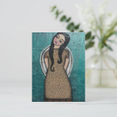 FOLGE ART Angel BY LORI EVERETT Postkarte (Stehend Vorderseite)