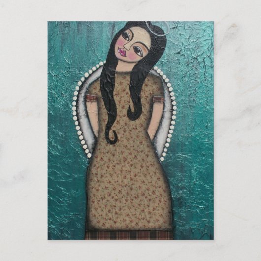 FOLGE ART Angel BY LORI EVERETT Postkarte (Vorderseite)