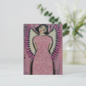 FOLGE ART Angel Mist by LORI EVERETT Postkarte (Stehend Vorderseite)