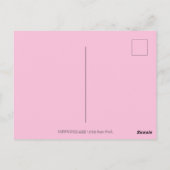 FOLGE ART RABBIT, BLUEBIRD, WHIMSICAL SECRET GARDE POSTKARTE (Rückseite)