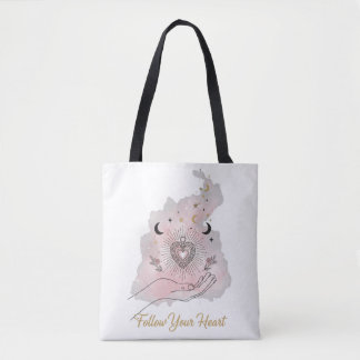 Folge Deinem Herzen Personalisierte Tote-Tasche - Tasche