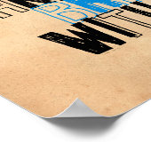 Folge deinem Herzen und nimm dein Gehirn mit Poster (Ecke)