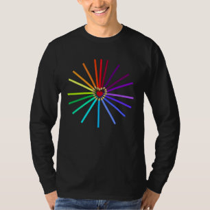 Folge deinem Kunstherzen Künstler Buntstifte T-Shirt