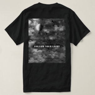 Folge deinem Licht Ästhetischer Himmelskörper Mo T-Shirt