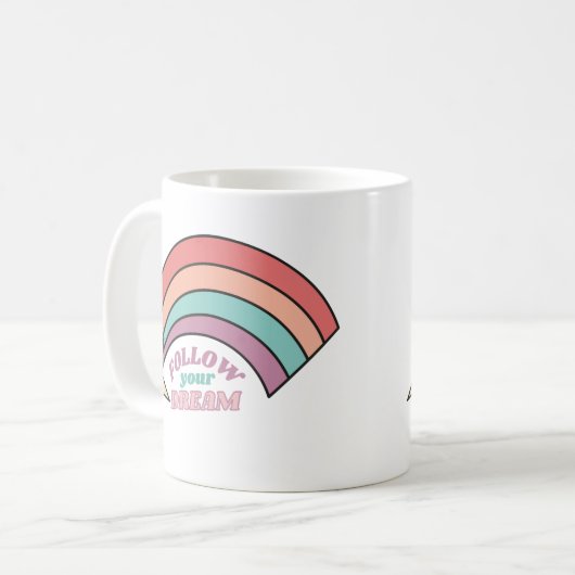 Folge deinem Traum Kaffeetasse (Vorderseite Links)