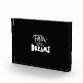 Folge deinen Träumen Fotoblock (Rechts)