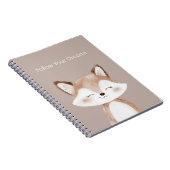 Folge Deinen Träumen Fuchs Notizblock (Rechte Seite)