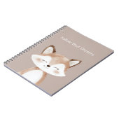 Folge Deinen Träumen Fuchs Notizblock (Linke Seite)