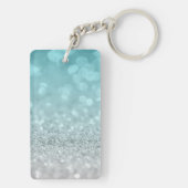 Folge deinen Träumen, Glittery, Bokeh, Elephant Schlüsselanhänger (Rückseite)