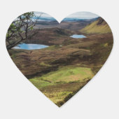 Folge deinen Träumen! Herz-Aufkleber (Vorderseite)