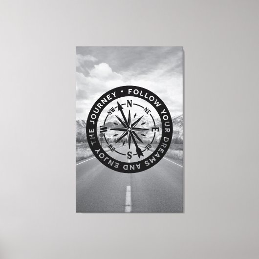 Folge deinen Träumen Leinwanddruck (Vorderseite)