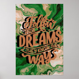 Folge deinen Träumen: Liebe selbst: Poster