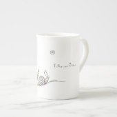 Folge deinen Träumen Porzellantasse (Vorderseite Rechts)