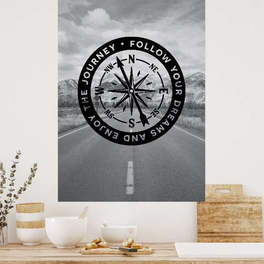 Folge deinen Träumen Poster (Küche)