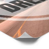 Folge deinen Träumen Poster (Ecke)