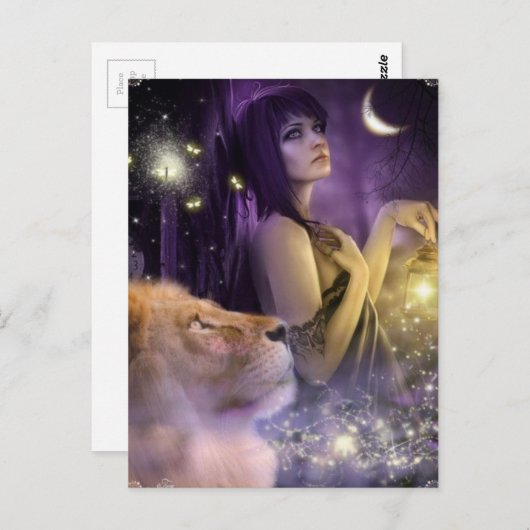 Folge deinen Träumen Postkarte (Vorne/Hinten)