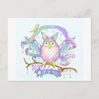 Folge deinen Träumen Postkarte