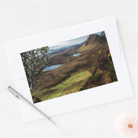 Folge deinen Träumen! Rechteckiger Aufkleber (Umschlag)