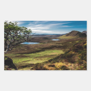 Folge deinen Träumen! Rechteckiger Aufkleber