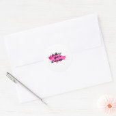 Folge deinen Träumen Runder Aufkleber