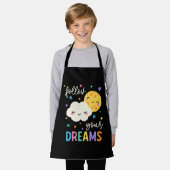 Folge deinen Träumen | Wolke und Mond Schürze (Getragen)