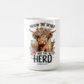 Folge dem Wort, nicht der Herde Kaffeetasse (Mittel)