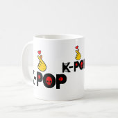 Folge I Liebe KPop Kaffeetasse (Vorderseite Links)