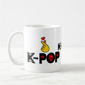 Folge I Liebe KPop Kaffeetasse (Links)