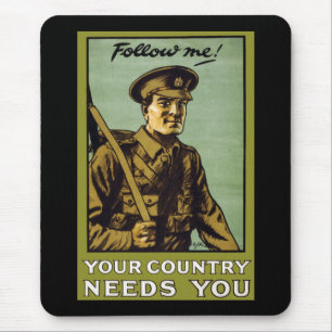 Folge mir! ~ Dein Land braucht dich Mousepad