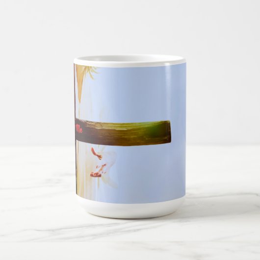 Folge mir Jesus-Tasse Kaffeetasse (Mittel)