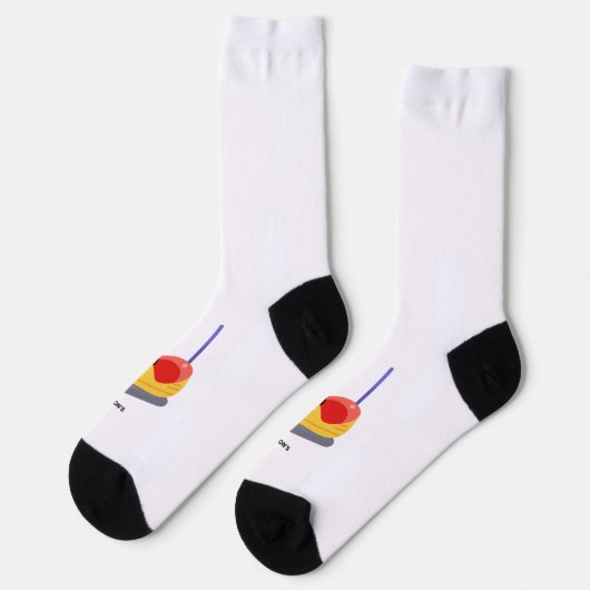 Folge mir nicht - Autoscooter Socken (Linkes Detail)
