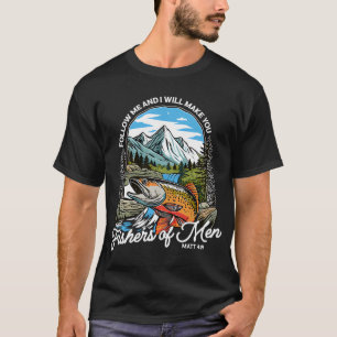 Folge mir und ich werde dich zu einem Menschenfisc T-Shirt