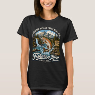 Folge mir und ich werde dich zu einem Menschenfisc T-Shirt