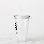 Folge nicht der Herde der Schafe - Sei selbst! Acryltrinkbecher (Links)