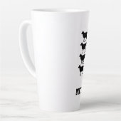 Folge nicht der Herde der Schafe - Sei selbst! Milchtasse (Linke Ecke)