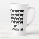 Folge nicht der Herde der Schafe - Sei selbst! Milchtasse (Rechts)